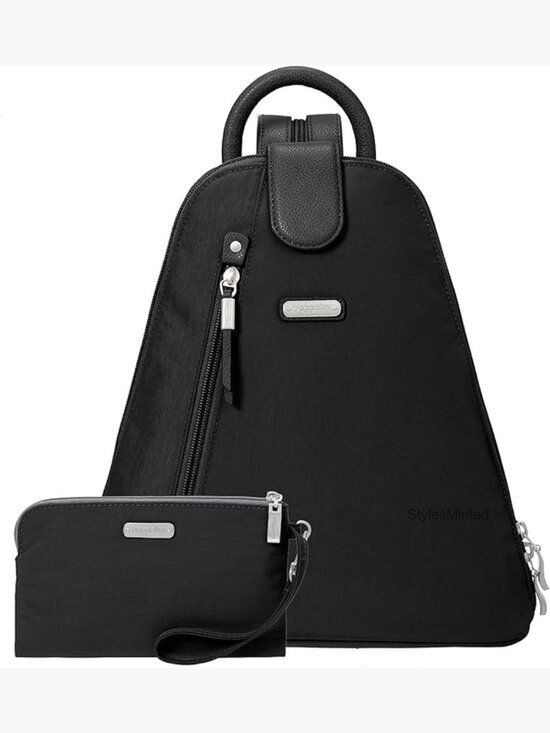 Convertible Backpack Sling Bag RFID Protection Water-Resistant Nylon main image 5